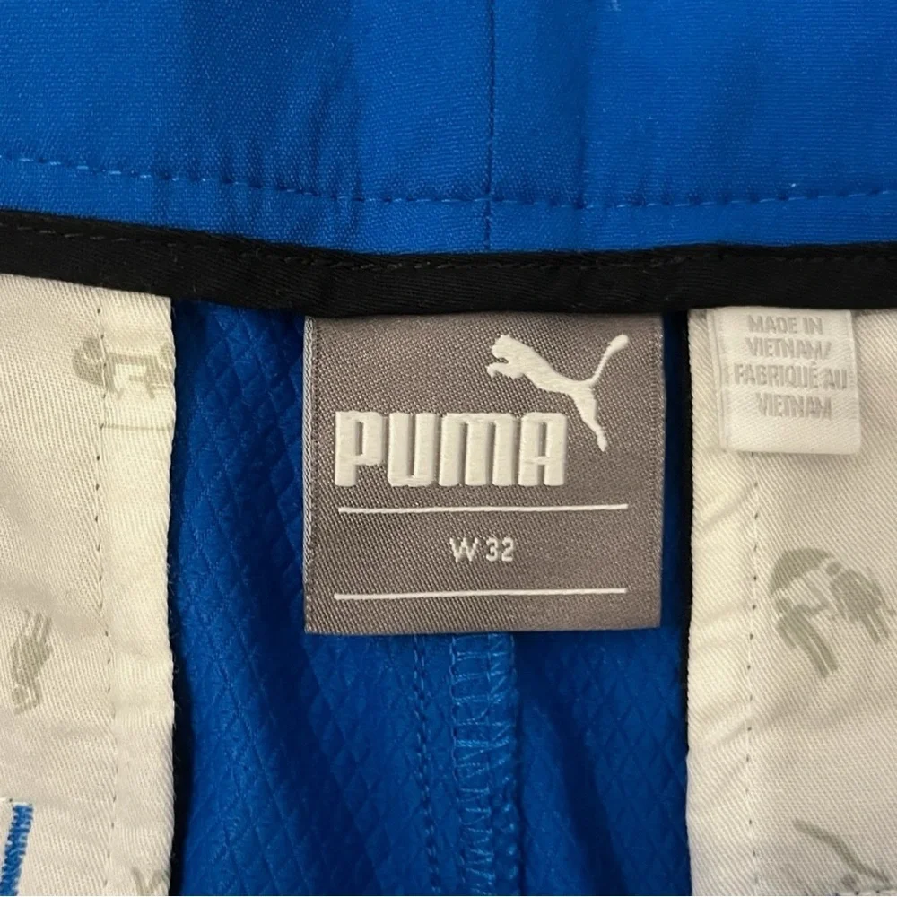 Puma Blue Golf Essential Pounce Shorts Size 32 - Picture 3 of 5